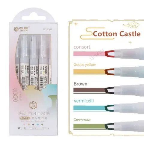 Doppelspitz-Textmarker-Set