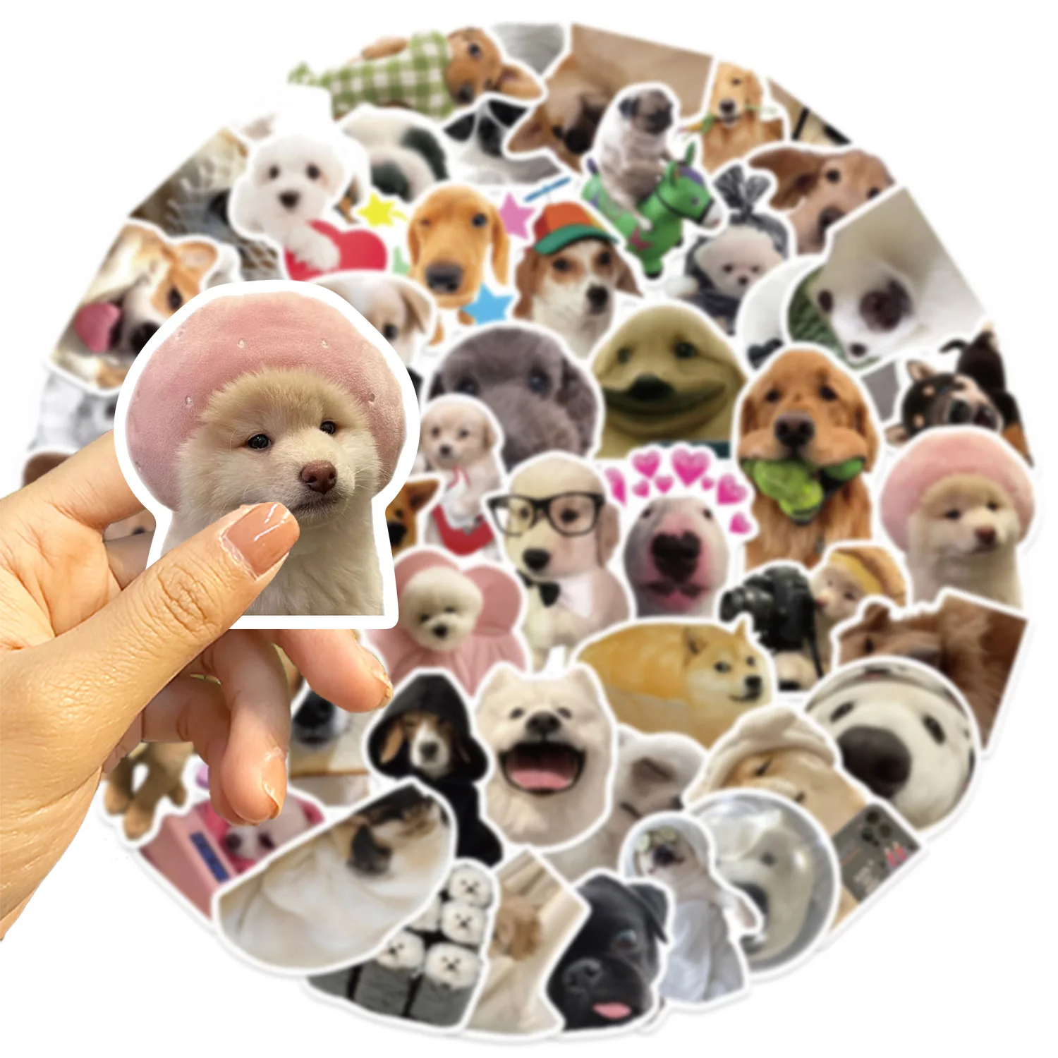 Wasserfestes Kawaii-Katzen-Sticker-Set 3