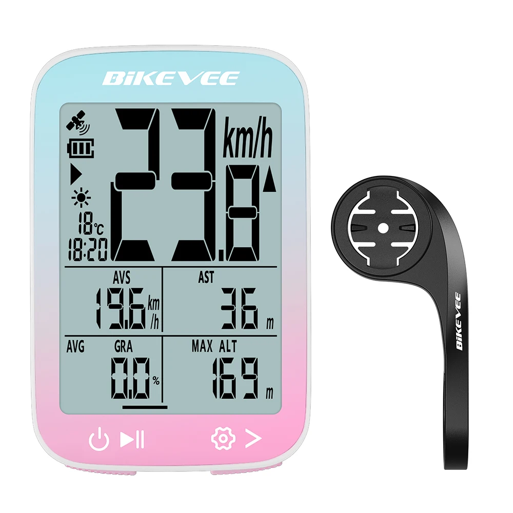 Kabelloser Fahrrad-Kilometerzähler mit Hintergrundbeleuchtung