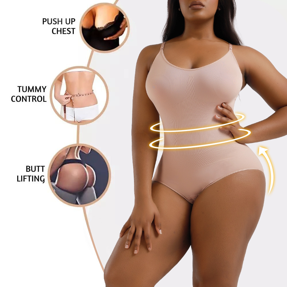 Nahtloser Shapewear-Body mit Po-Lift für Damen 4