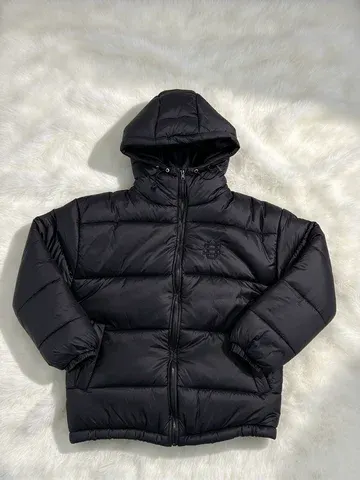 Damen-Cropped-Pufferjacke