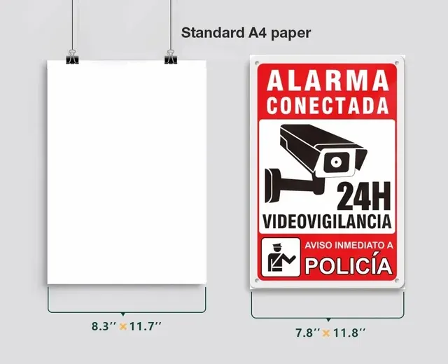 Videoüberwachungs-Schild 4