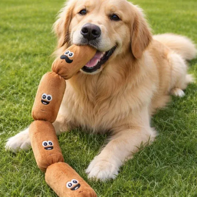 Plüsch-Kauspielzeug für Hunde 4