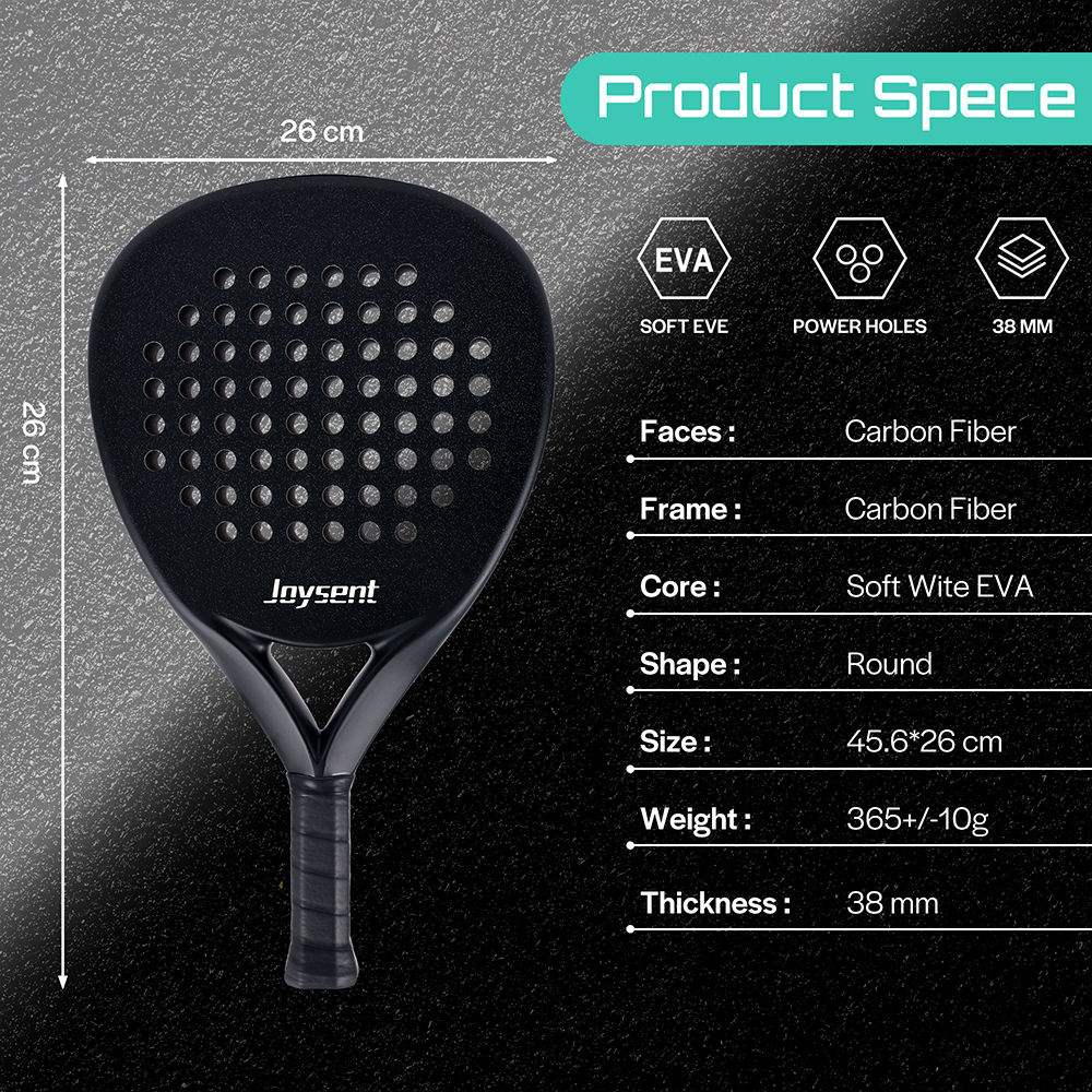 Carbon-Padelschläger 3K mit Griff 2