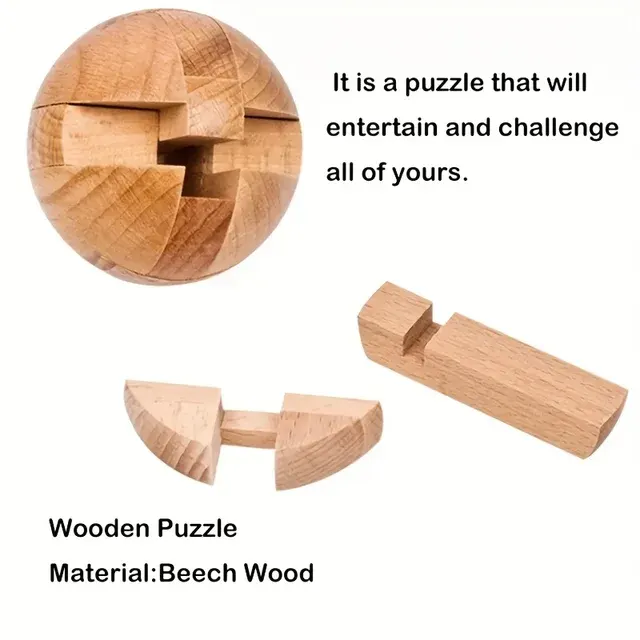 Holz-Knobelspiel 4