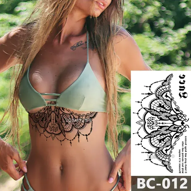 temporäres Brust-Tattoo 3