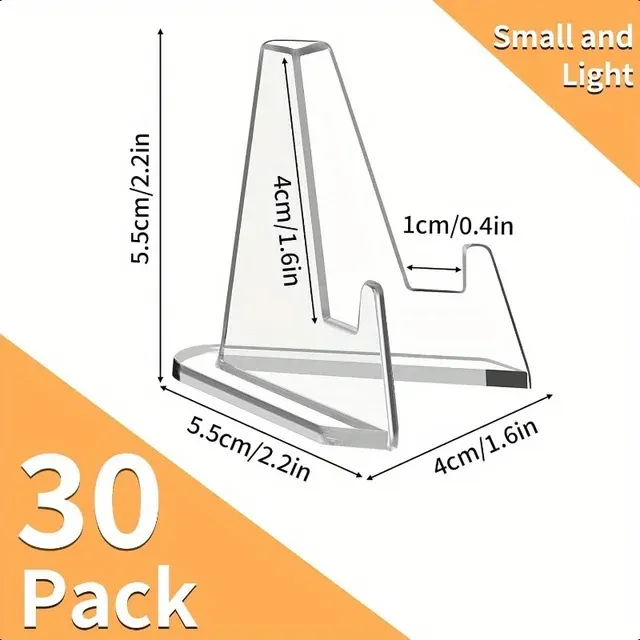 Transparenter Acryl-Münzhalter, Dreieck-Display 3