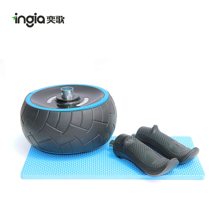 3-in-1 Bauchroller Fitness Set mit Matte 3
