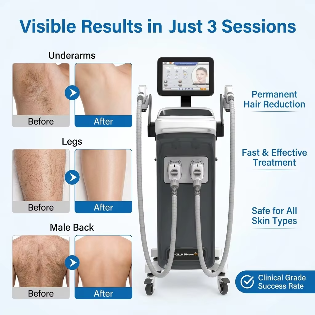 Diodenlaser Haarentfernungsgerät für Salons, 4 Wellenlängen 2