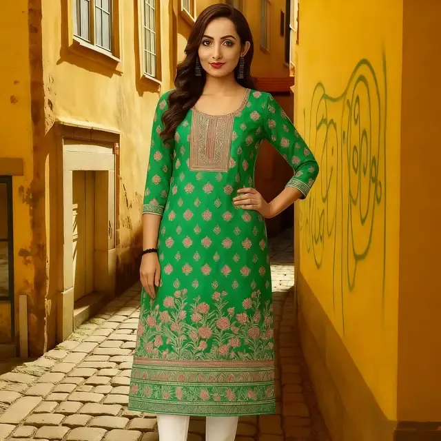 Damen-Kurti-Kleid 2