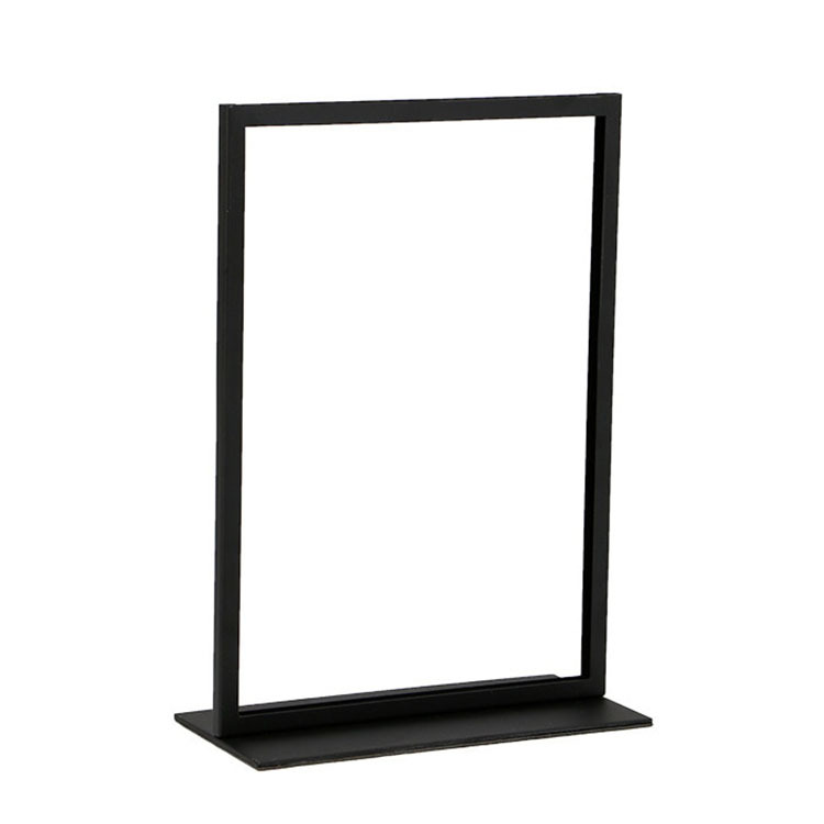 Doppelseitiger A4 Tischaufsteller, robust 4