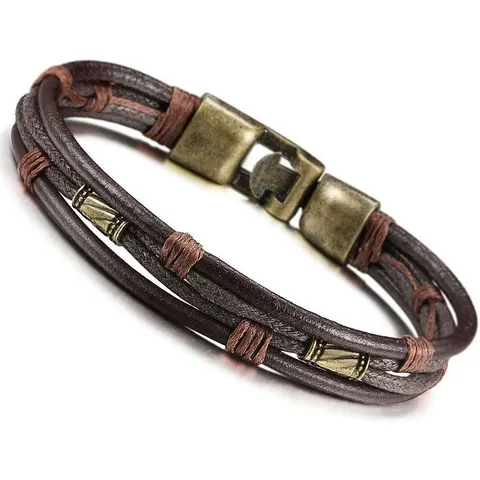 Geflochtenes Lederarmband