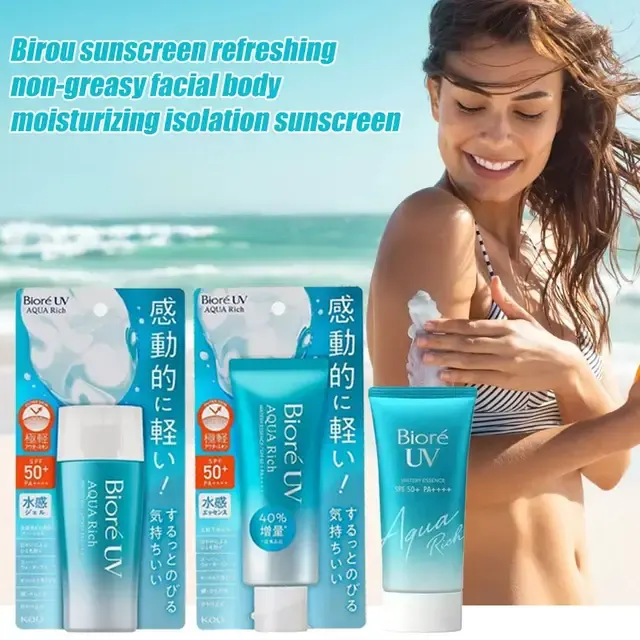 Wasserfester Gesichts-Sonnenschutz LSF 50+ 4