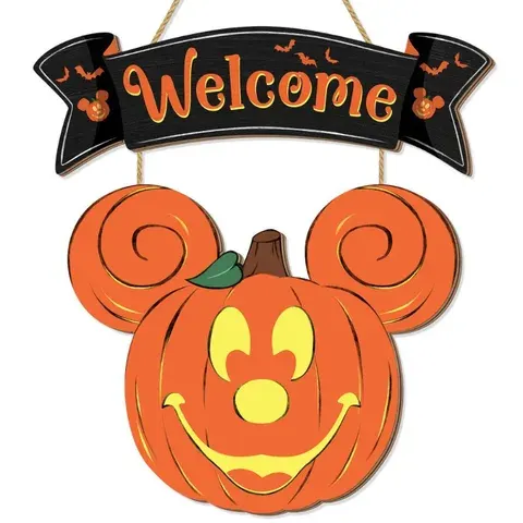 Halloween-Türschild