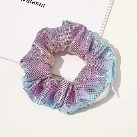 Satin Haarring mit Reißverschluss