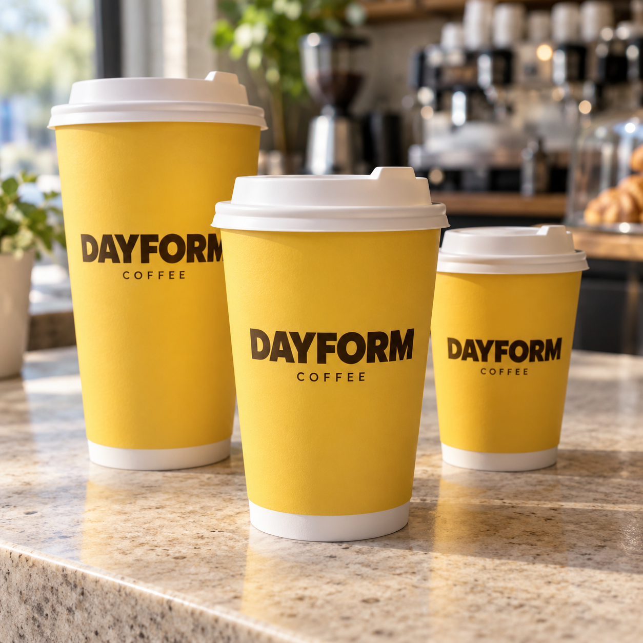 Doppelwandiger Pappbecher für Heißgetränke 16oz