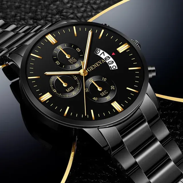 Herrenuhr Edelstahl 3
