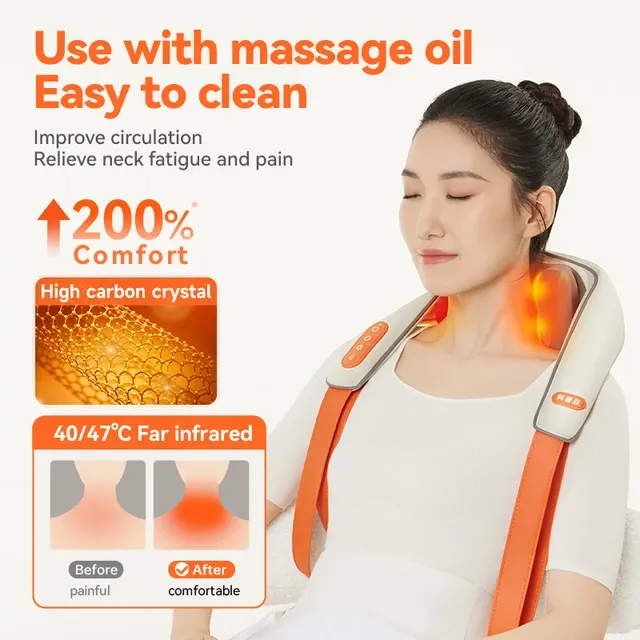Elektrische Shiatsu Nacken- und Schultermassage 3