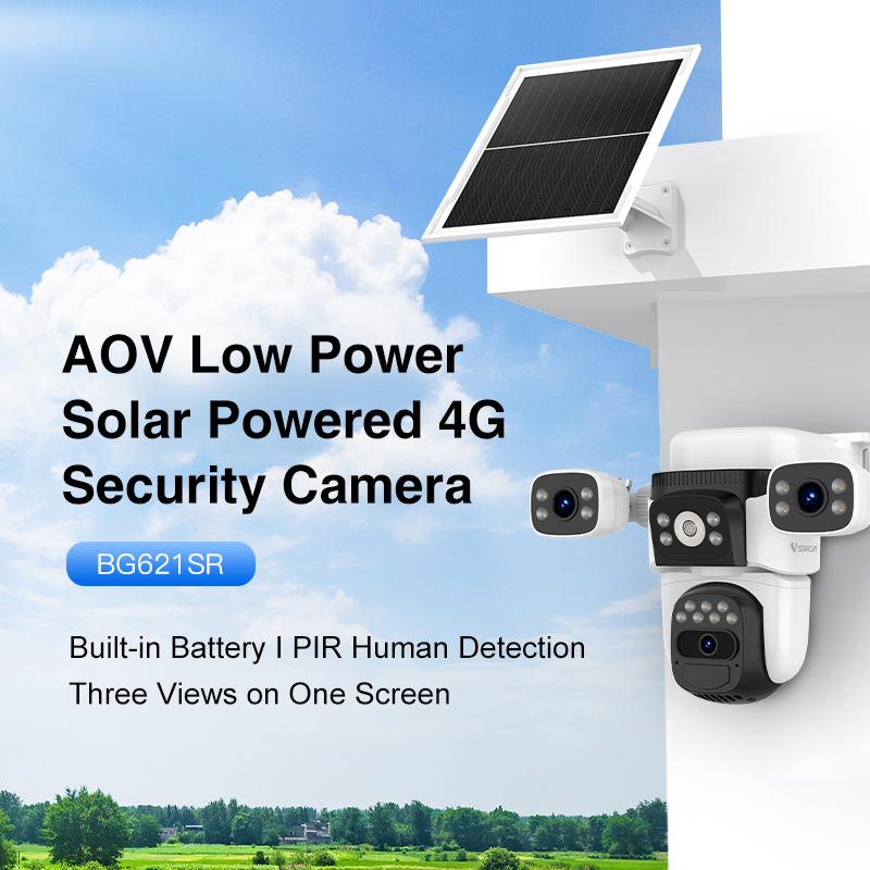 360°-Solar-Überwachungskamera mit 4G und Akku 2