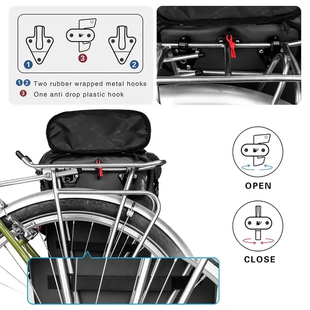 Fahrrad-Gepäckträgertasche 3