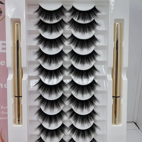 Magnetische Wimpern Set 10 Paar