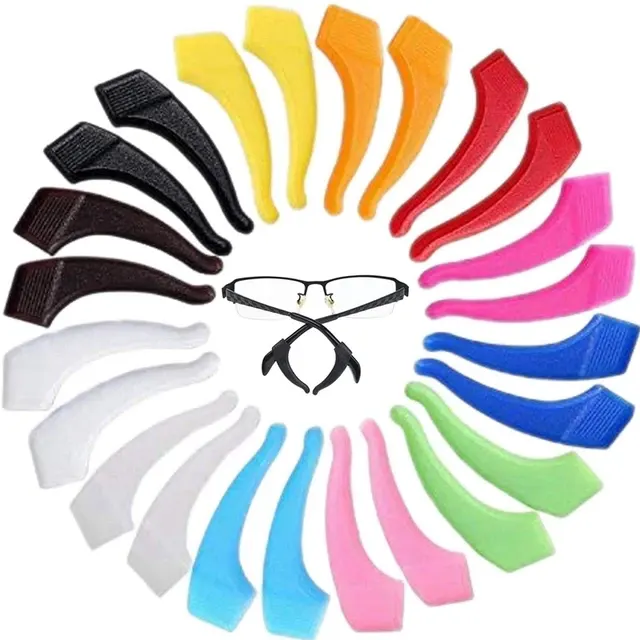 10er-Set Silikon-Brillenbügelhalter für Sport 3