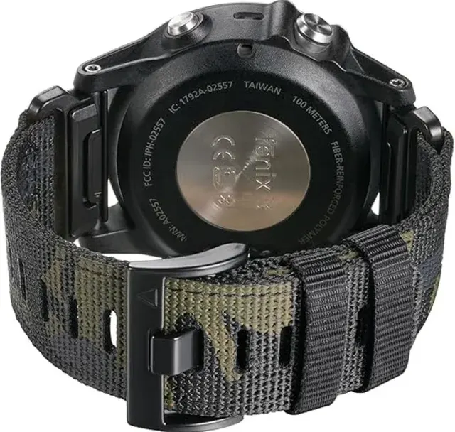 Geflochtenes Nylonarmband 22 mm für Garmin Fenix 2