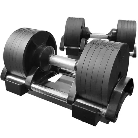 Verstellbares Kurzhantel-Set 20 kg und 32 kg