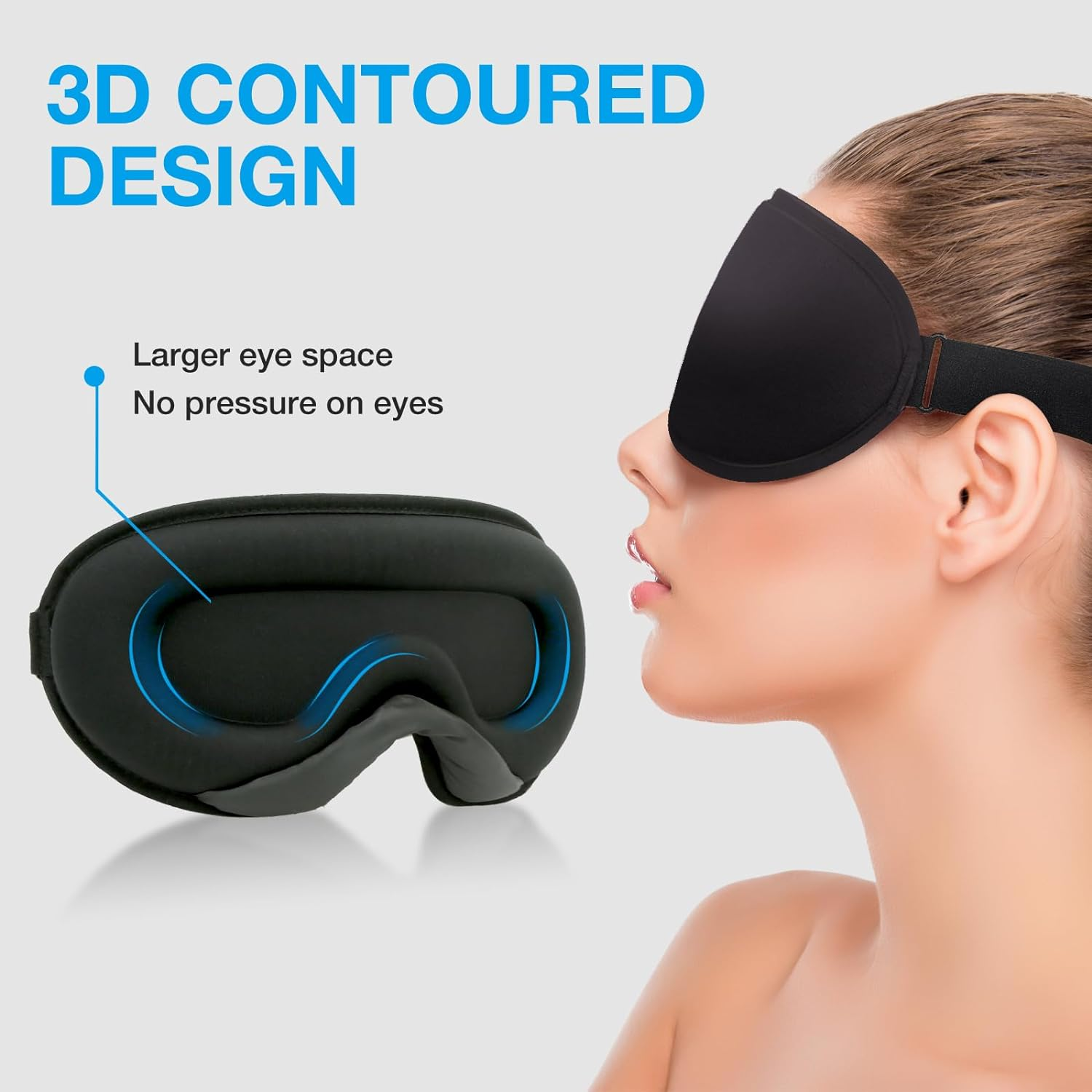3D-Memory-Foam-Augenmaske mit Stereoskopie 2