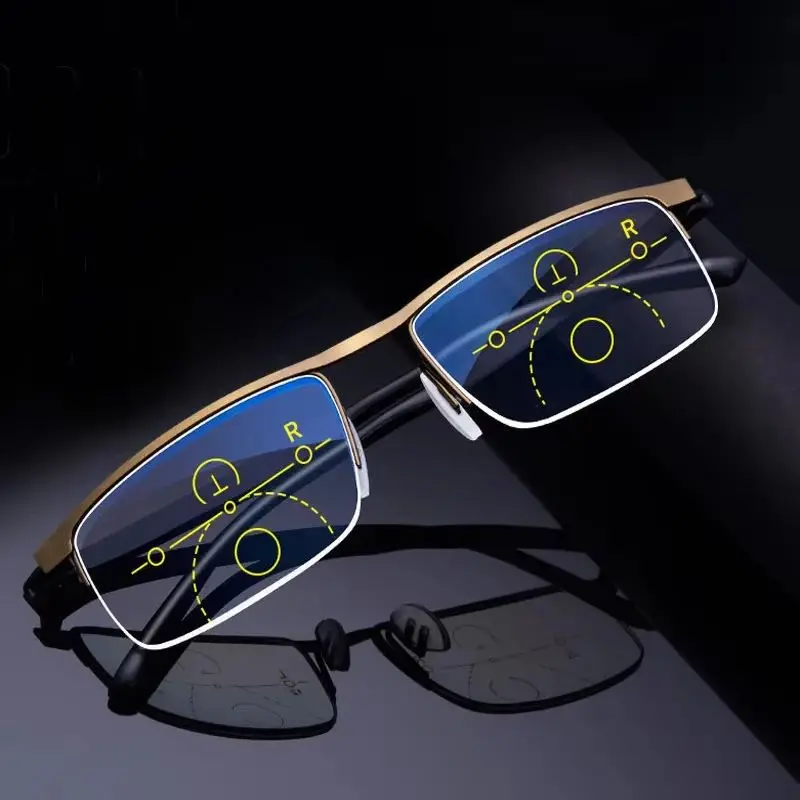 Anti-Blaulicht Lesebrille mit Metallrahmen 3