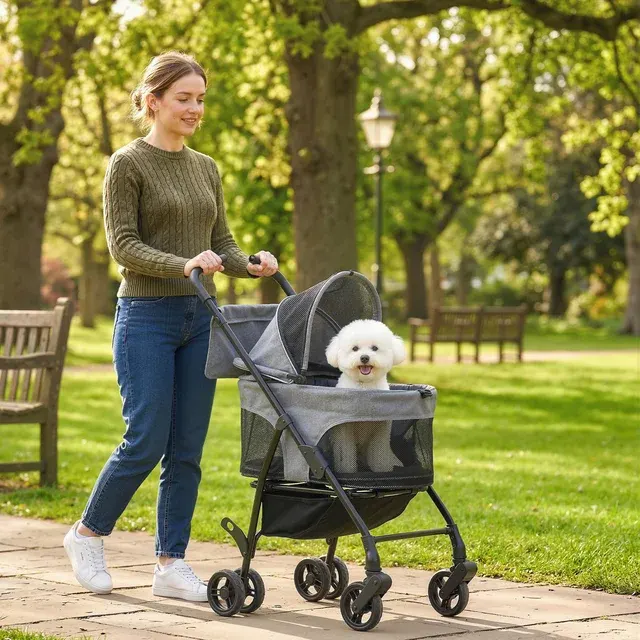 Haustier-Kinderwagen 2