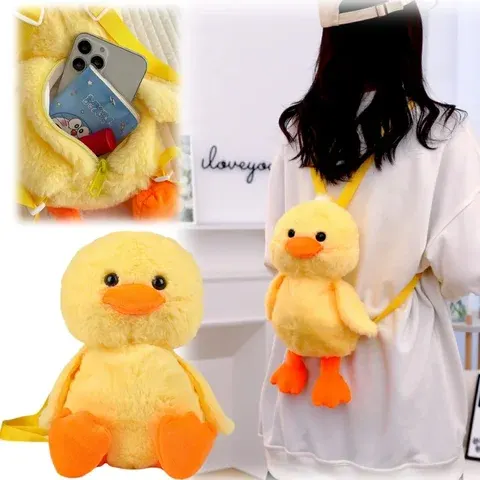 Enten-Plüsch-Umhängetasche