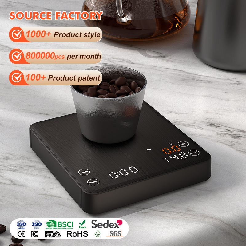 2kg Digitale Kaffeewaage aus ABS-Kunststoff