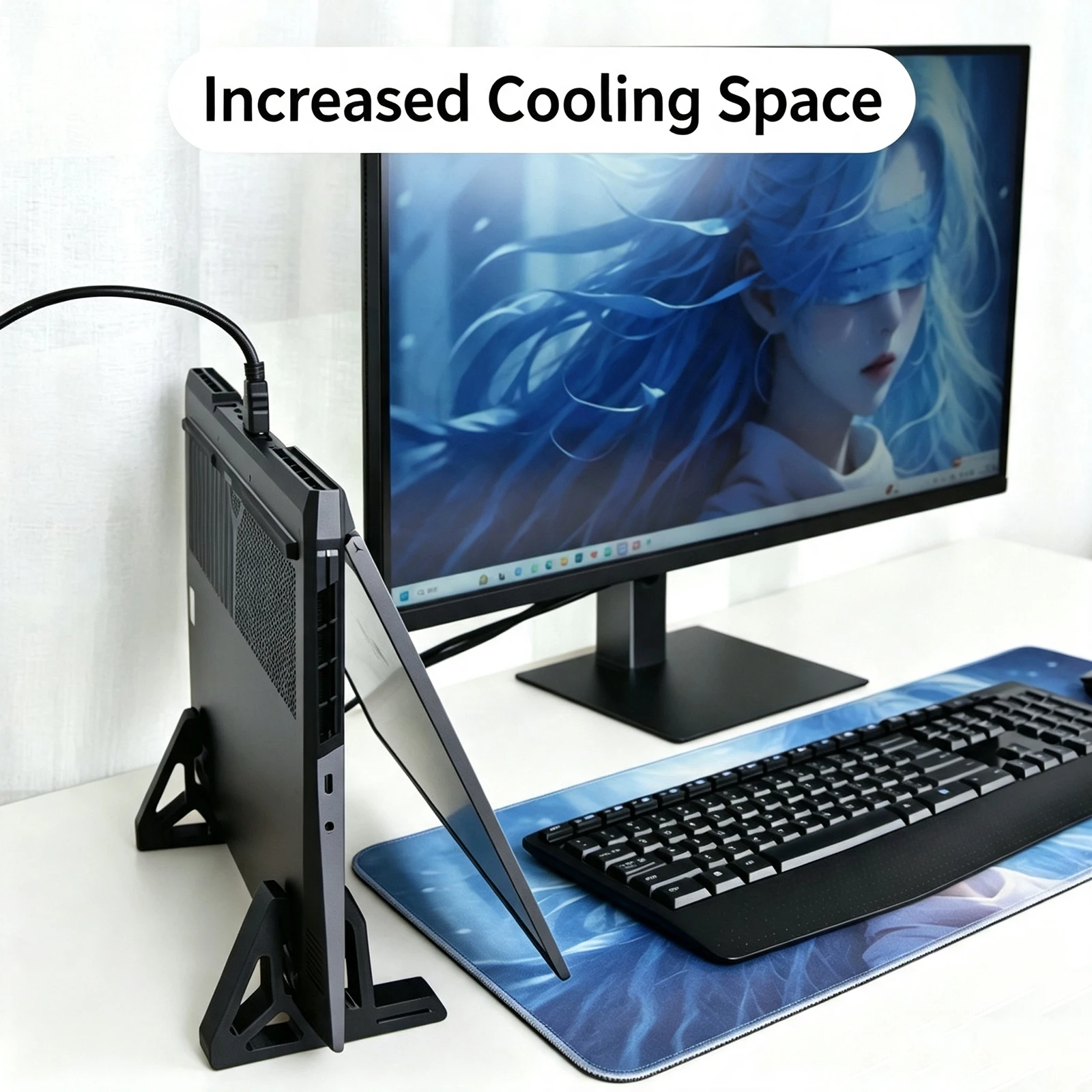 Vertikaler Laptopständer 2