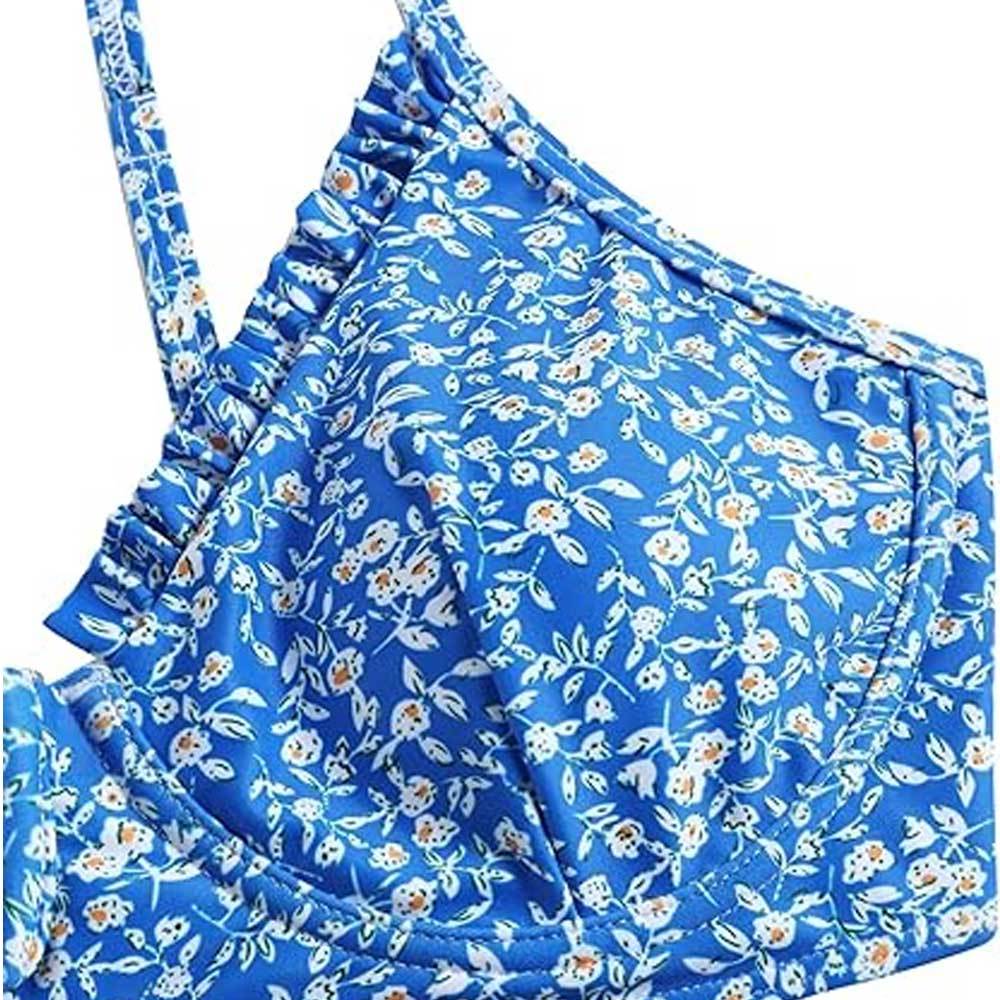 Nahtloses High-Rise Sport-Bikini-Set 4