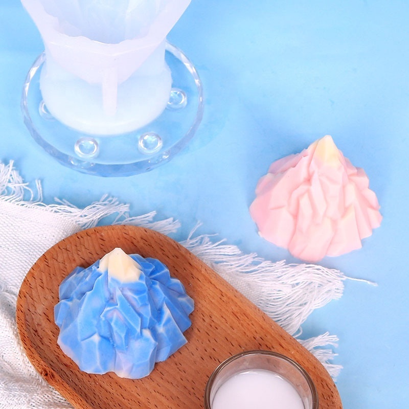 Silikonform Schneeberg für Eiscreme und Kuchen 3