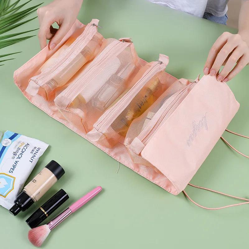 Faltbarer Reise-Kosmetikorganizer aus Nylon
