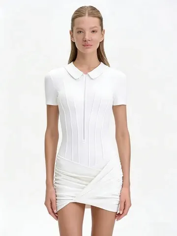 Damen-Bodysuit mit Kragen
