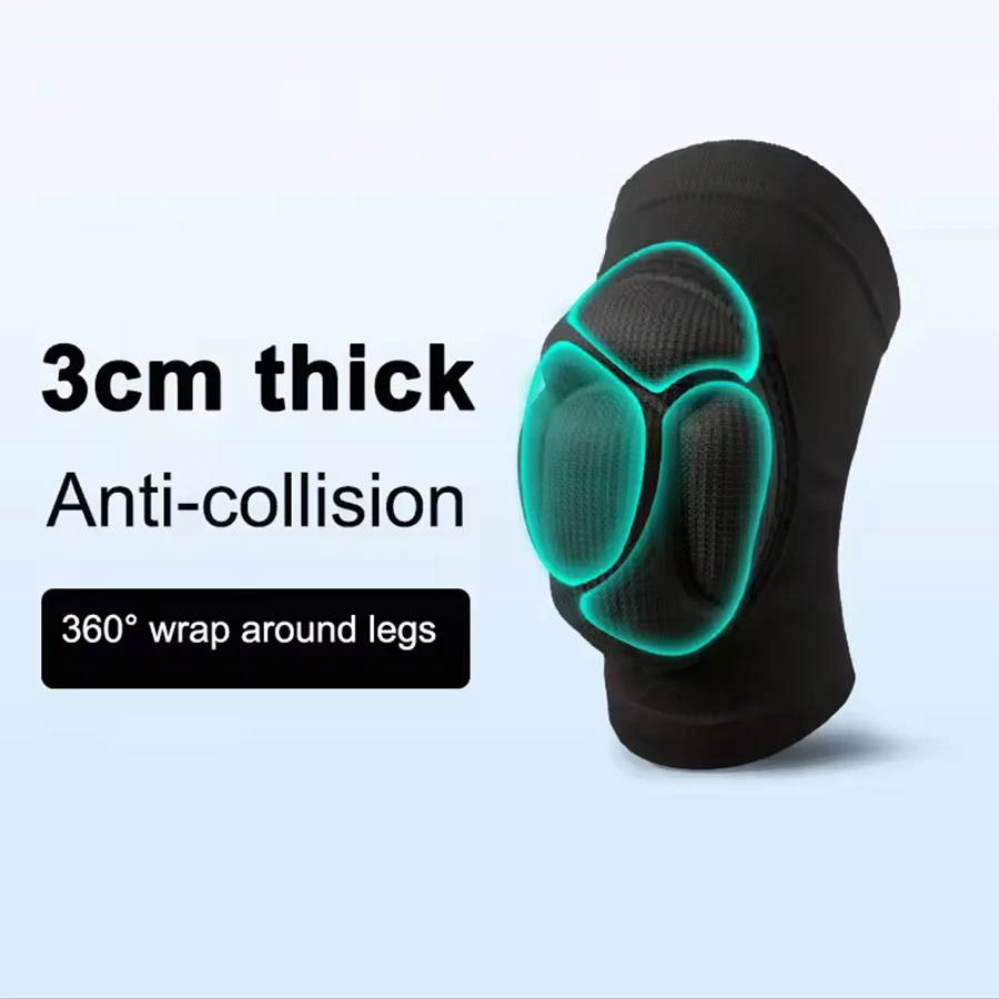 Verdickte Sport-Kniebandage mit Rutschschutz 2
