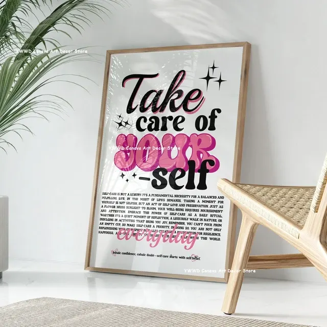 Typografie-Leinwandposter 2