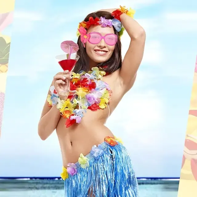 Hawaii-Partybrillen-Set 3