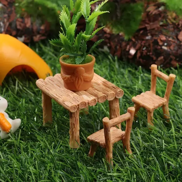 Miniatur-Tisch-Stuhl-Set 2