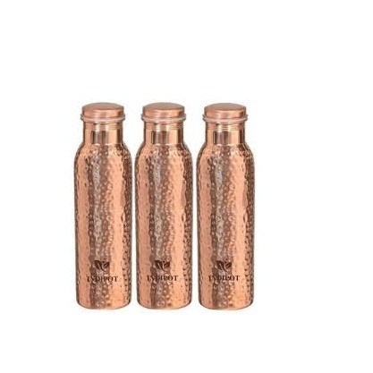 Glas-Trinkflasche mit Zeitmarkierung 4