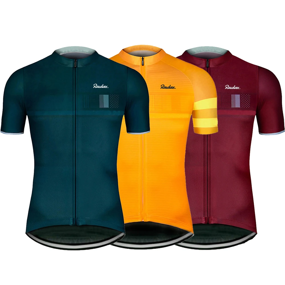 Kurzarm-Radtrikot für Herren in Schwarz 2