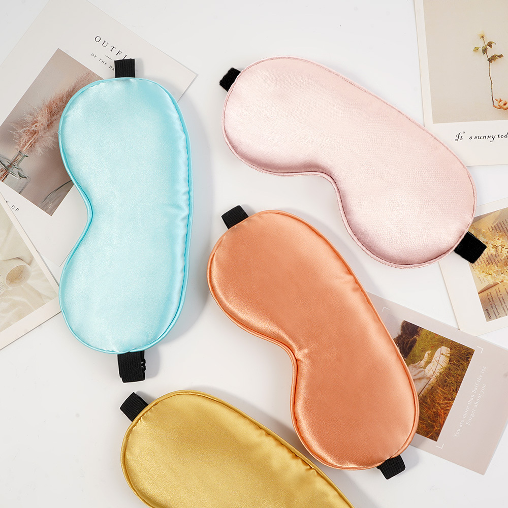 Verstellbare Eco-Satin-Schlafmaske aus Maulbeerseide 4