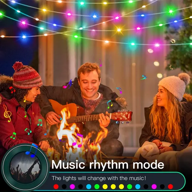 Smart LED-Weihnachtsbaumlichterkette 4