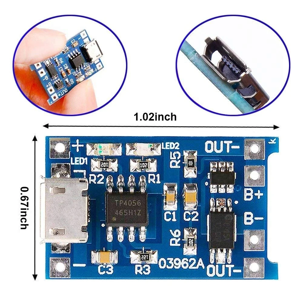 TP4056 Lithium-Lademodul mit Schutzfunktion 3