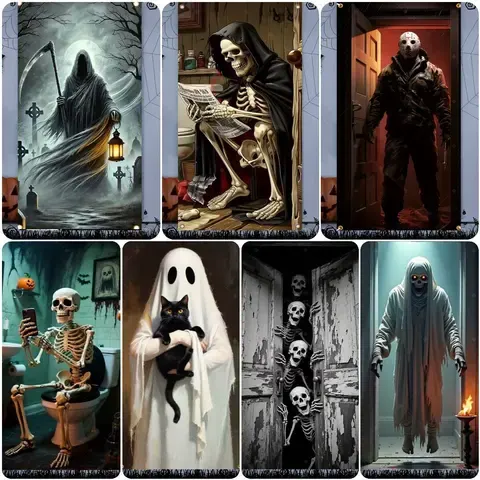Halloween-Türbanner
