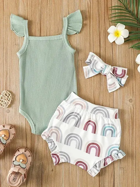 Dreiteiliges Baby Sommer Kleidungsset 2