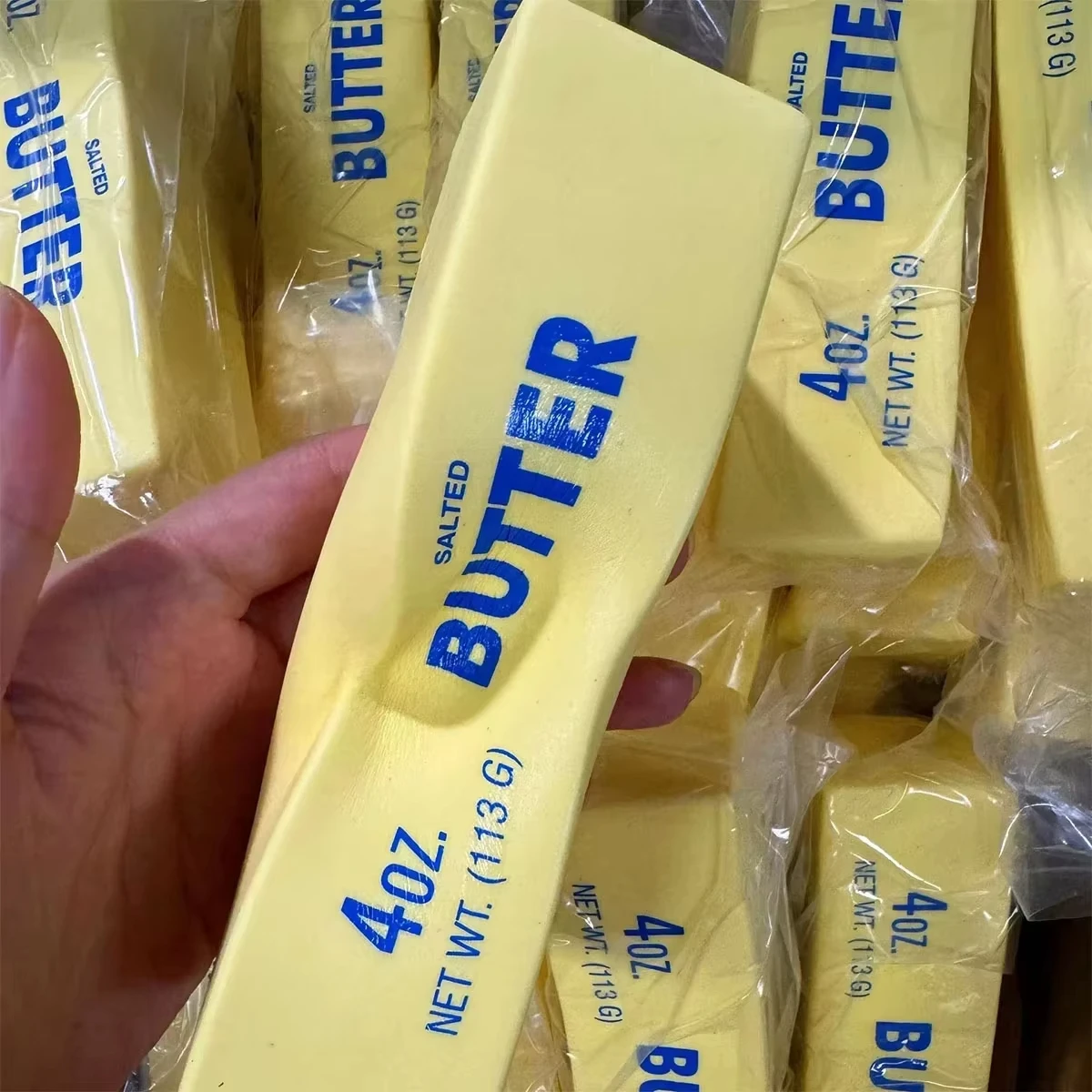 Elastischer Käse-Stick Quetsch-Spielzeug